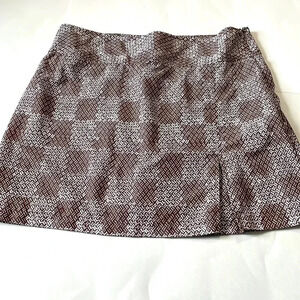 IZOD brown golf skort size 10